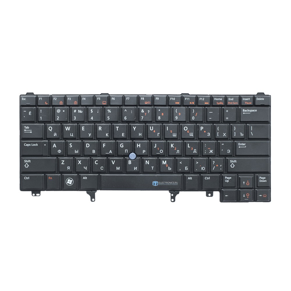 Клавиатура для Dell Latitude E6320 с подсветкой и трекпоинтом