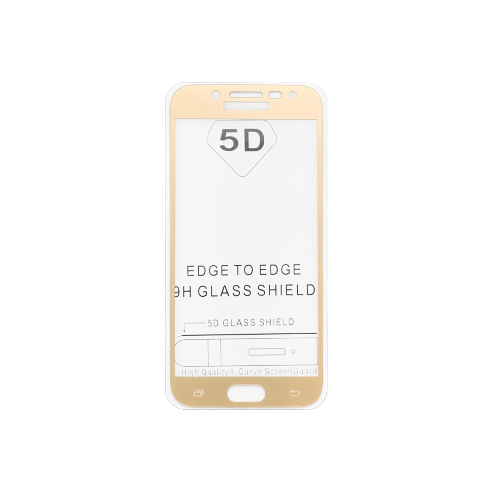 Защитное стекло Samsung Galaxy J5 (2017)/J5 Pro SM-J530FM золотое