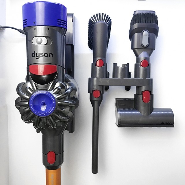 Держатель для насадок пылесосов Dyson V7 / V8 / V10 / V11 / V12 / V15 . Настенное крепление аксессуаров