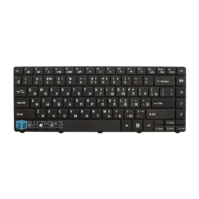 Клавиатура для PACKARD BELL EASYNOTE NM87 черная