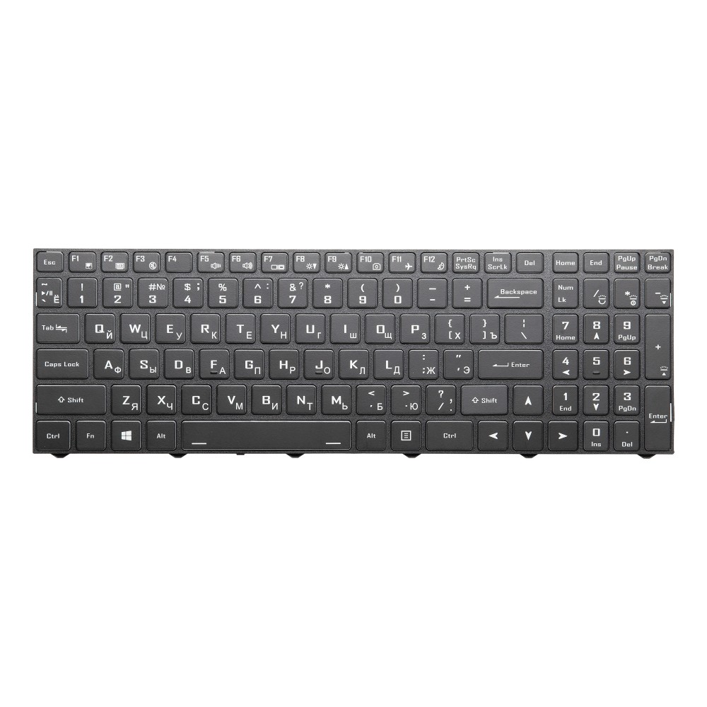 Клавиатура для Machenike L15 Pro Star XT с RGB подсветкой
