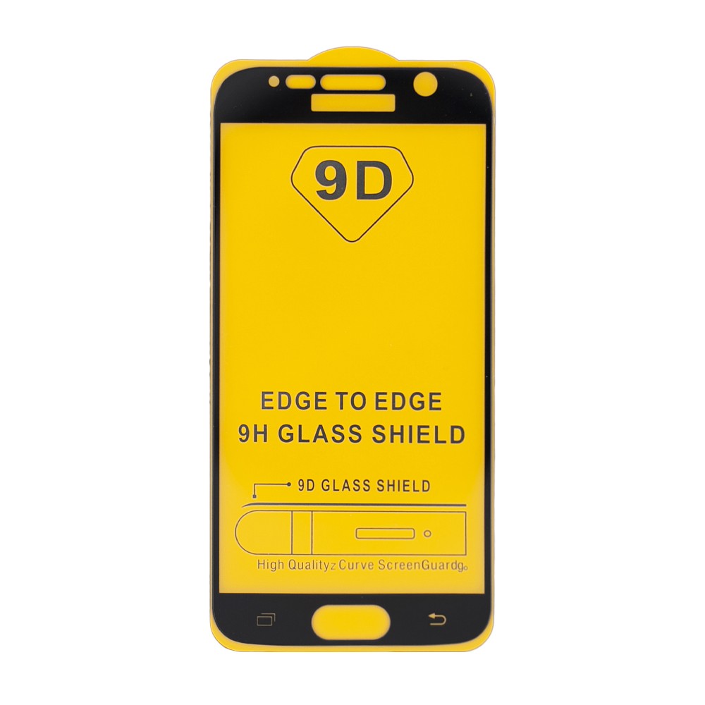 Защитное стекло Samsung Galaxy S6 SM-G920F / S7 SM-G930FD/F черное