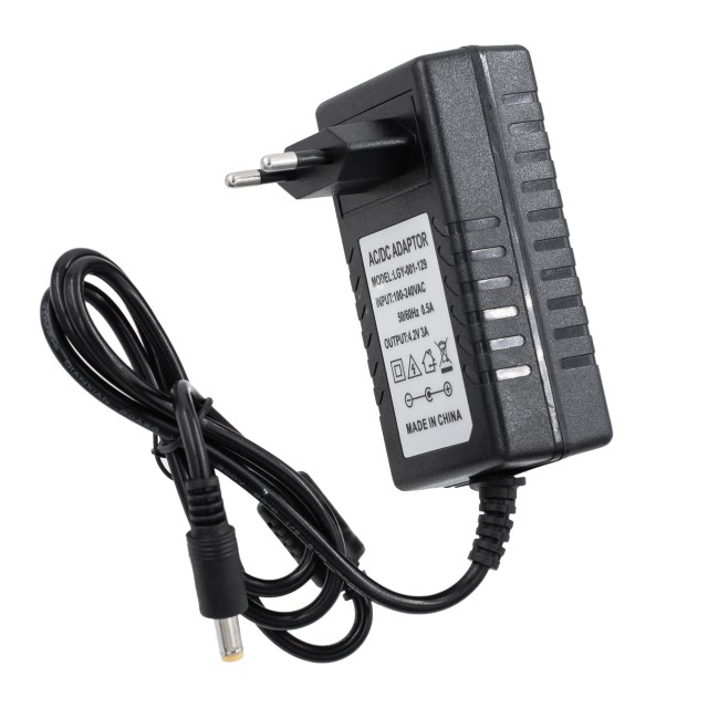 Блок питания для Li-ion аккумулятора 4.2V 3A - 5.5x2.1mm