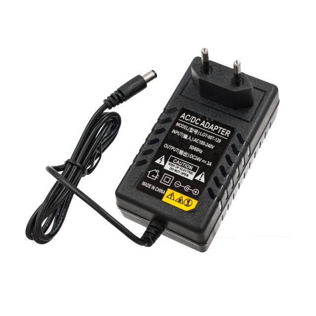 Блок питания 24V 3A 5.5x2.5 (72W)