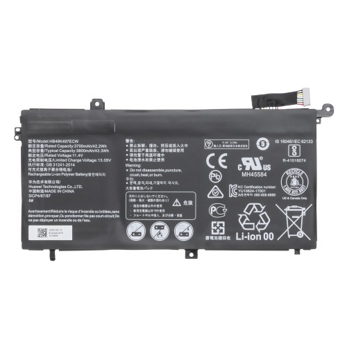 Аккумулятор HB46K497ECW для ноутбуков Huawei