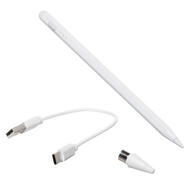 Стилус универсальный для сенсорных экранов телфонов / планшетов - белый