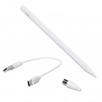 Стилус универсальный для сенсорных экранов телфонов / планшетов - белый