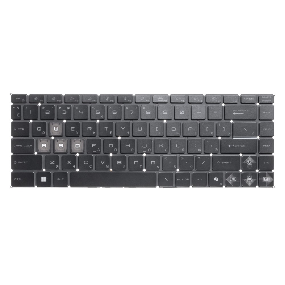 Клавиатура для ноутбука MSI Thin 15 B2RVE с подсветкой