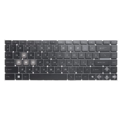 Клавиатура для ноутбука MSI Thin 15 B2RVE с подсветкой