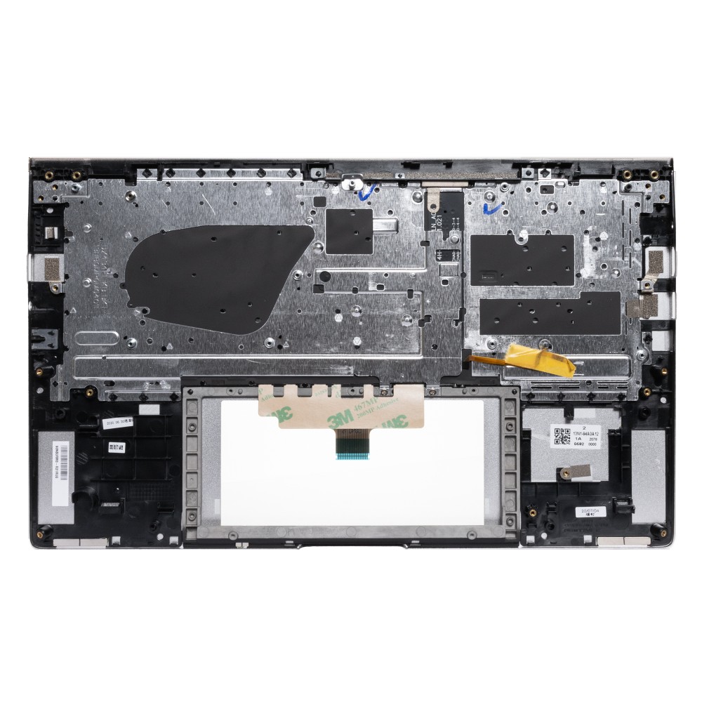 Топ-панель с клавиатурой для Asus ZenBook UX434FLC - серебристая