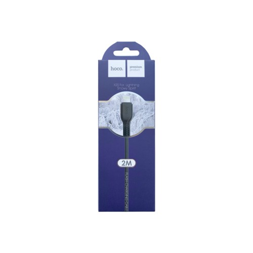 Кабель USB - Lightning (Black 2m) HOCO X20