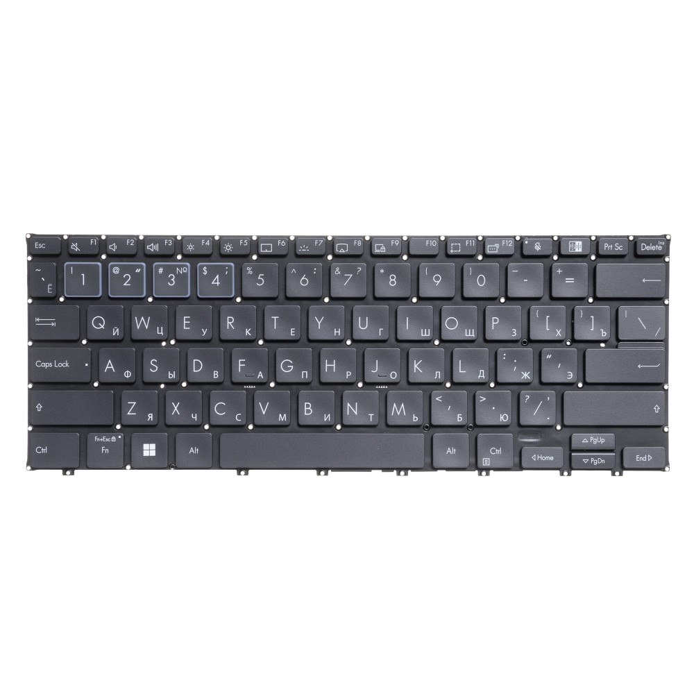 Клавиатура для ноутбука Asus ExpertBook B7 Flip B7402FBA с подсветкой