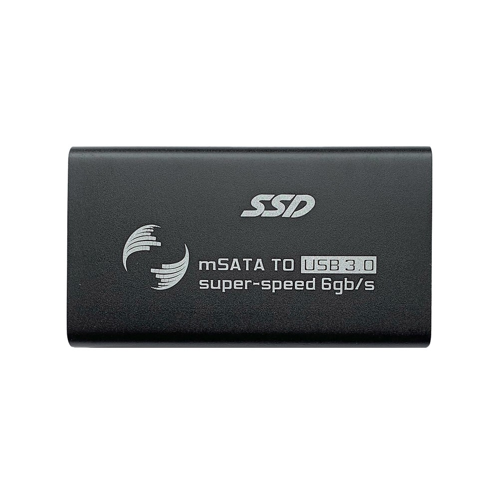 Бокс для жесткого диска mSATA - USB 3.0 черный