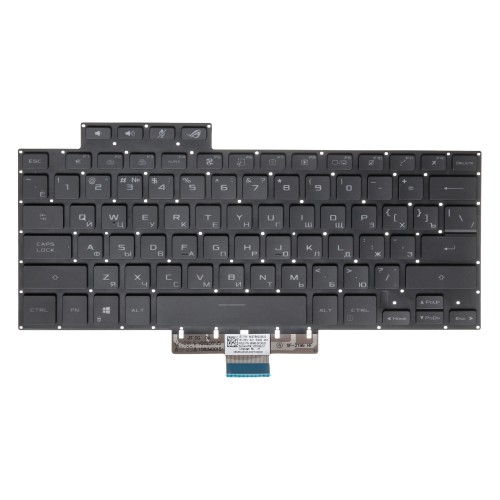 Клавиатура для Asus ROG Zephyrus M16 GU603HE черная с подсветкой