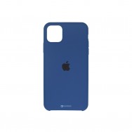 Чехол для iPhone 11 Pro Max силиконовый (тёмно-синий)