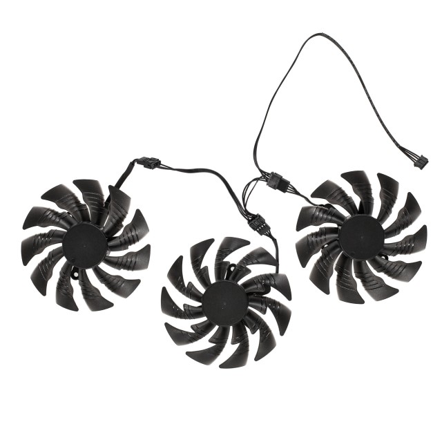 Кулер T129215BU для Gigabyte AORUS GTX 1070 1080 1080Ti (95mm) - 3шт комплект