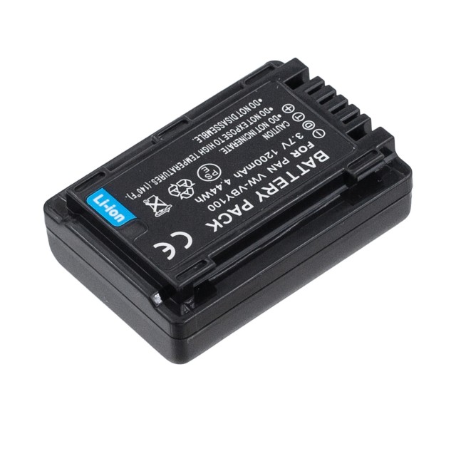 Аккумулятор VW-VBY100 для Panasonic HC-V770 | HC-V260 | HC-VX980 | HC-VXF990 | HC-V700 | HC-V160 - 1200mah