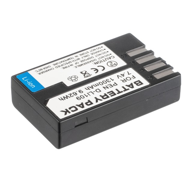 Аккумулятор D-LI109 для Pentax K-70 | K-R | K-30 | K30 | K-50 | K50 | K-S1 | K-500 | K-S2 | K500- 1300mah
