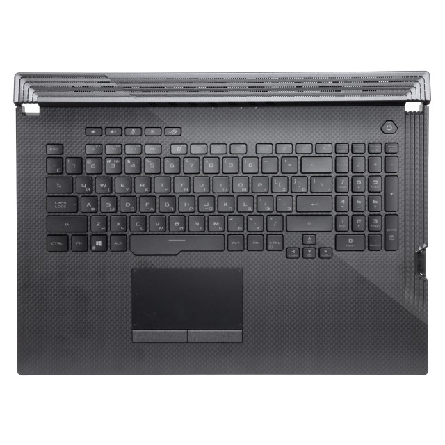 Топкейс с клавиатурой для Asus ROG Strix G731GV с RGB подсветкой (PER KEY)