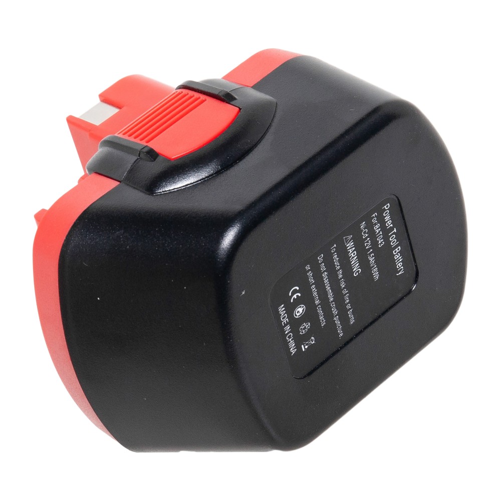 Аккумулятор BAT043 для шуруповертов Bosch PSR 1200 | GSR 12-2 | D-70745 | PSR 12 | 2607335273 | 12 V - 1500mAh