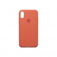 Чехол для iPhone X / iPhone XS силиконовый (оранжевый)