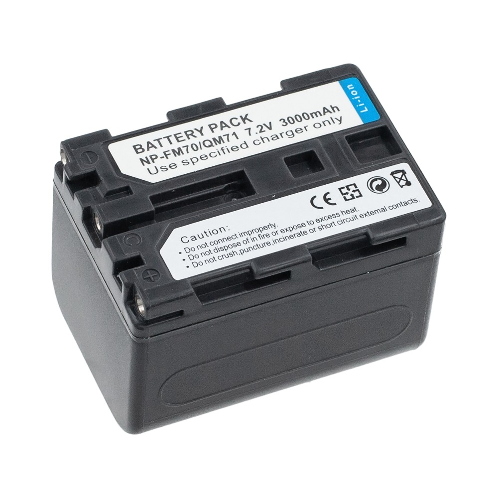 Аккумулятор NP-QM71 для Sony DCR-HC15E | CCD-TRV428E | DCR-HC14E | DCR-TRV147E | CCD-TR748E - 3000mah