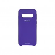 Чехол для Samsung Galaxy S10 Plus SM-G975F силиконовый (фиолетовый)