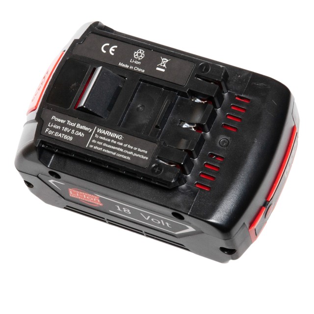 Аккумулятор BAT609 для инструмента Bosch - 5000mAh 18V 3600 / 17600 / 25600 / 36600 / 37600 / CCS / CFL / CRS / DDB / DDS / GBH / GDR / GDS / GSA / GST / GWS
