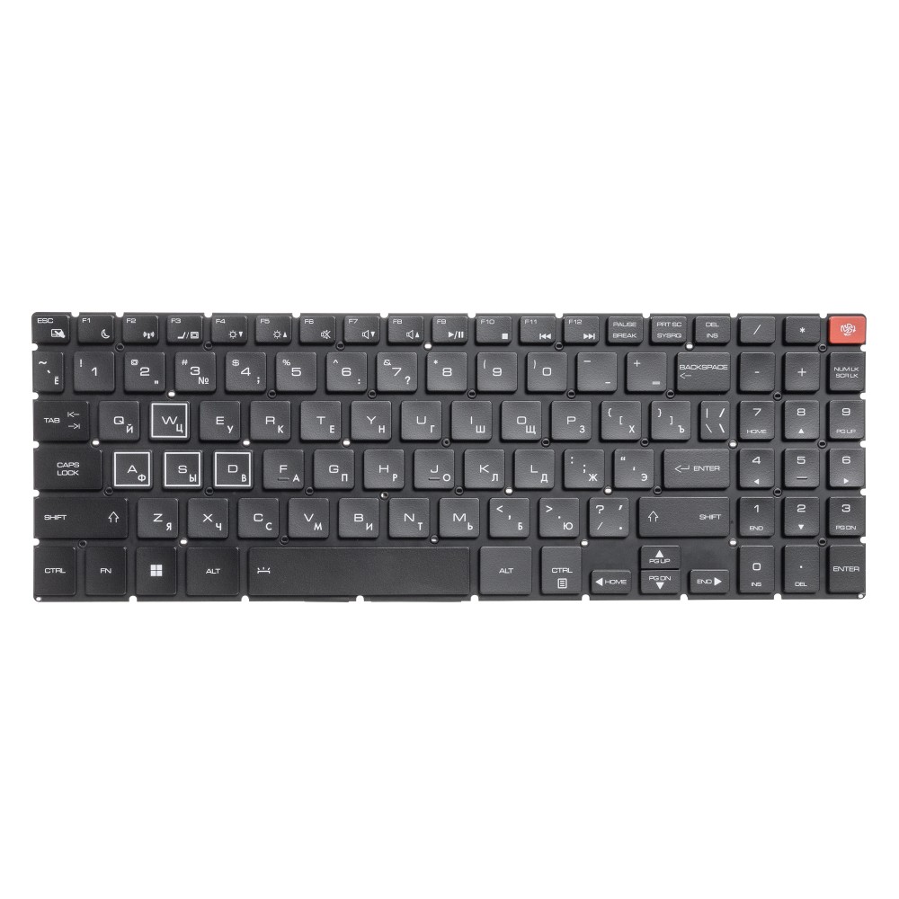 Клавиатура для Maibenben X658 с RGB подсветкой
