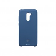 Чехол для Xiaomi Pocophone F1 силиконовый (тёмно-синий)