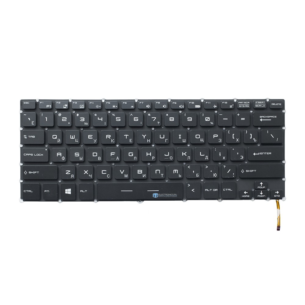 Клавиатура для MSI GS43VR 7RE Phantom с подсветкой