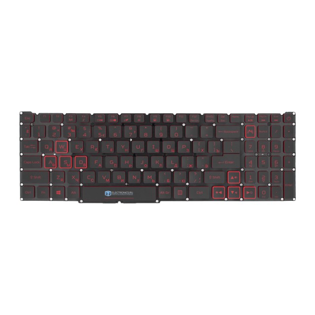 Клавиатура для Acer Nitro AN715-52 с подсветкой - ORG