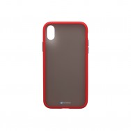 Чехол для iPhone XR красный с черным