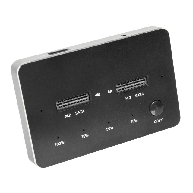 Док-станция / клонировщик / бокс для M.2 Sata - Sata (10Gbp Dual-Bay Offline Cloner) Дубликатор