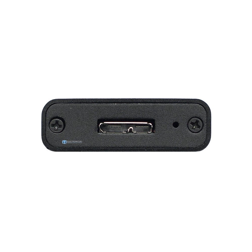 Бокс для жесткого диска m2 - USB 3.0 алюминиевый (черный)