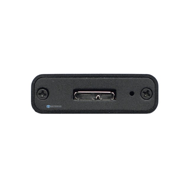 Бокс для жесткого диска m2 - USB 3.0 алюминиевый (черный)