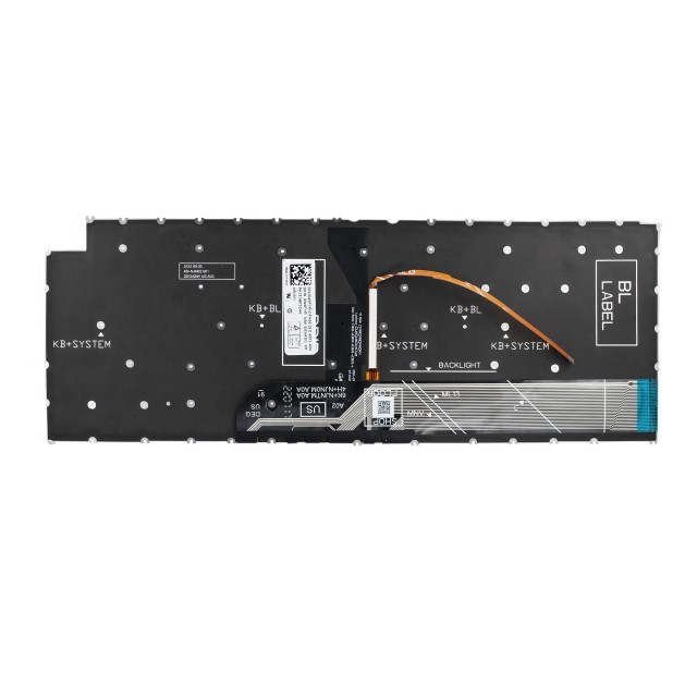 Клавиатура для Dell Vostro 5410 черная с подсветкой