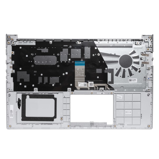 Топ-панель с клавиатурой для Asus VivoBook A513EA - серебристая
