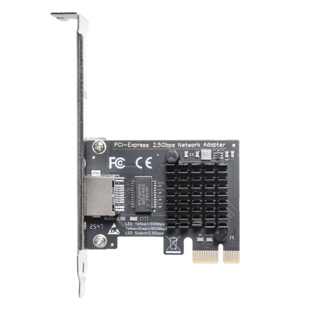 2.5Gbps PCI-E игровая сетевая карта Realtek RTL8125