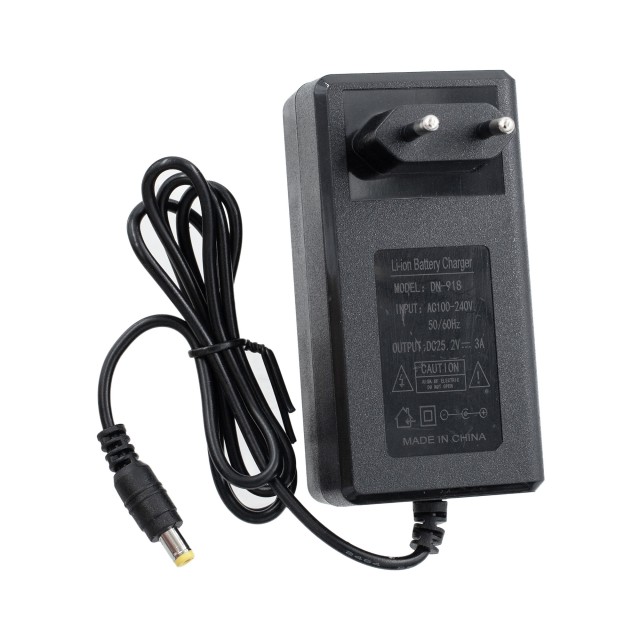 Блок питания для Li-ion аккумулятора 25.2V 3A - 5.5x2.1mm