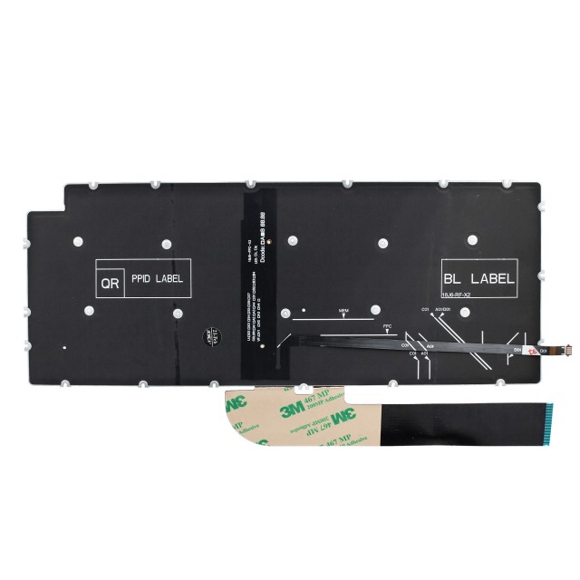 Клавиатура для Dell Vostro 5402 серая с подсветкой