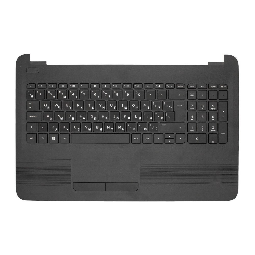 Топ-панель с клавиатурой для HP 15-af000 черная