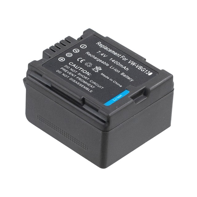Аккумулятор VW-VBG130 для Panasonic SDR-H80 | HDC-SD100 | AG-HMC84ER | VDR-D50 | HDC-SD600 - 1400mah
