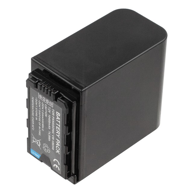 Аккумулятор VW-VBD98 для Panasonic HC-X2000 | HC-X1000 | AG-UX90 | DVX200 | AG-UX180 | AG-DVX200 - 10400mah
