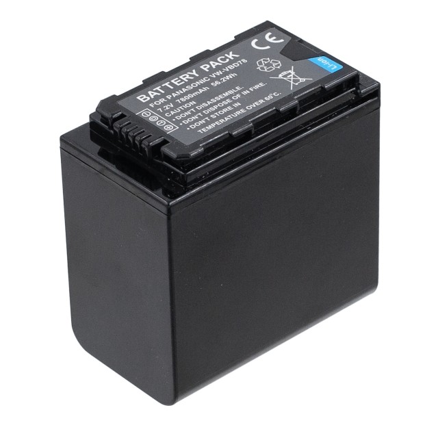 Аккумулятор VW-VBD78 для Panasonic HC-X2000 | HC-X1000 | AG-UX90 | DVX200 | AG-UX180 | AG-DVX200 - 7800mAh