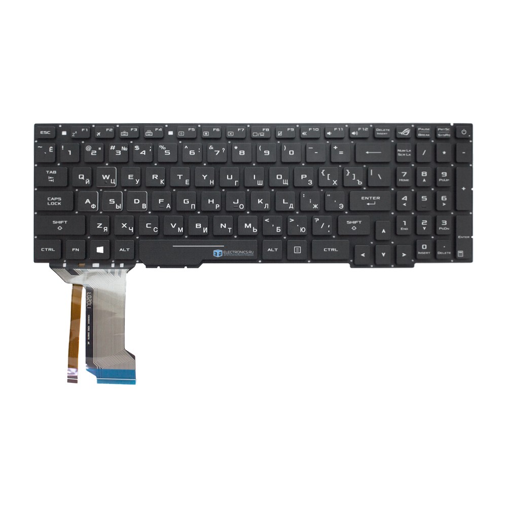 Клавиатура для Asus ROG GL753V с подсветкой