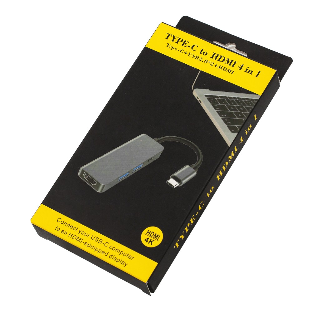 USB-концентратор с Type-C HDMI | 2xUSB 3.0 | Type-C