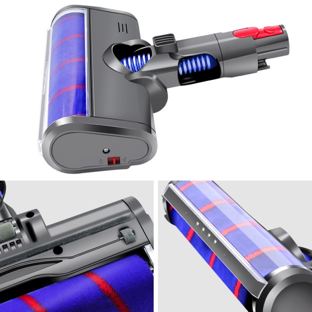 Турбощетка (Turbo brush) для твердых покрытий Dyson V15 / V8 / V10 / V11 / V7 / SV10 / SV22 / SV25 / SV23 / SV12 / SV11 моторизованная