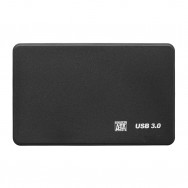 Бокс для жесткого диска 2.5" - USB 2.0 пластик (черный)