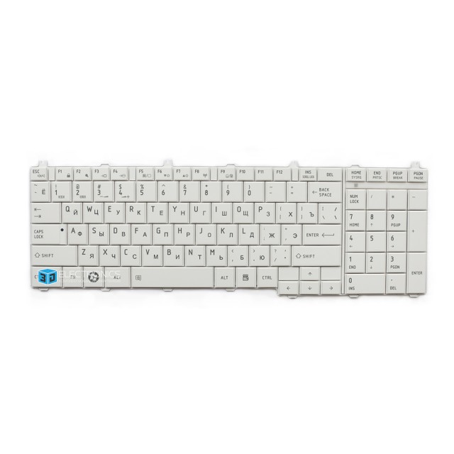 Клавиатура для TOSHIBA SATELLITE C670 белая